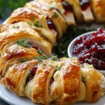 Savory Turkey and Cranberry Crescent Ring First Image First Image