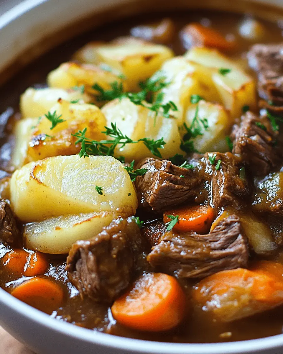 Beef Stew with Potato Topping: The Best Comfort Food Ever