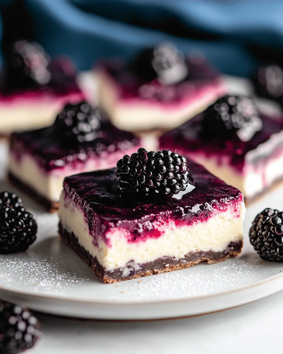 Keto Blackberry Cheesecake Bars: Irresistibly Creamy Bliss 7