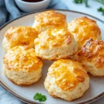 Easy Air Fryer Keto Cottage Cheese Cheddar Biscuits First Image First Image