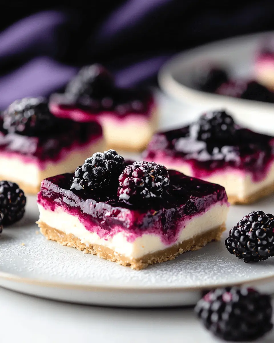 Keto Blackberry Cheesecake Bars: Irresistibly Creamy Bliss