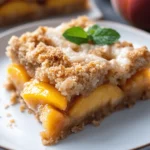 Keto Peach Cobbler Bars First Image First Image