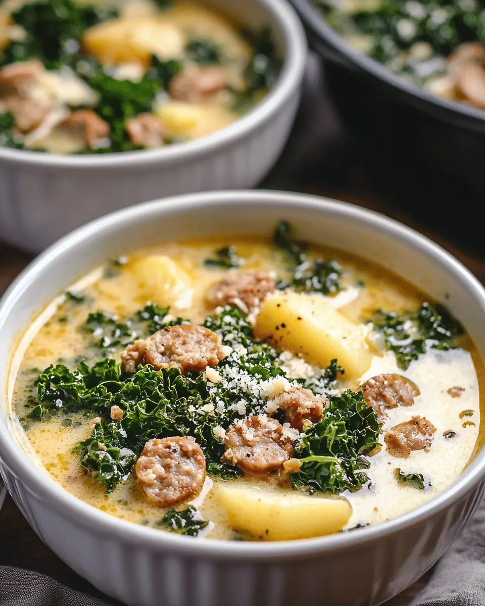 Slow Cooker Low Carb Zuppa Toscana Soup: Comfort in a Bowl