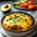 Keto Cottage Cheese Taco Ground Beef Casserole First Image First Image