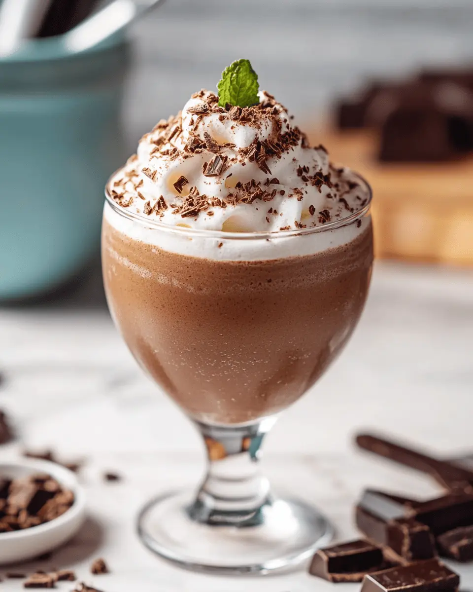 2-Minute Chocolate Keto Milkshake: Irresistibly Creamy Indulgence