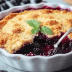 Keto Blackberry Cobbler First Image First Image