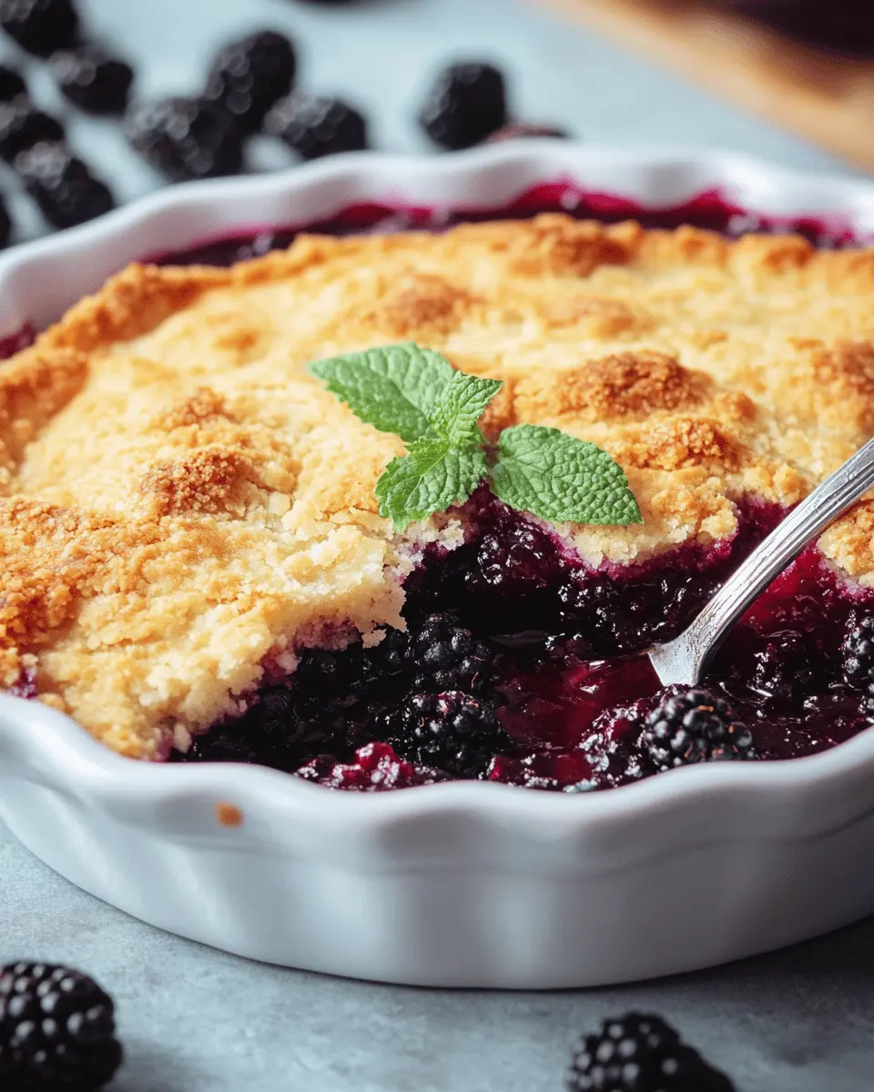 Keto Blackberry Cobbler: The Best Guilt-Free Delight Ever