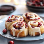 Keto Cranberry Cinnamon Rolls First Image First Image