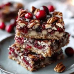 Keto Cranberry Pecan Magic Bars First Image First Image