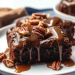 Slow Cooker Keto Turtle Brownies First Image First Image