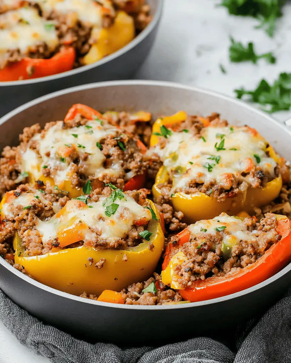 Keto Stuffed Pepper Skillet: The Best Comfort Food Made Easy 5