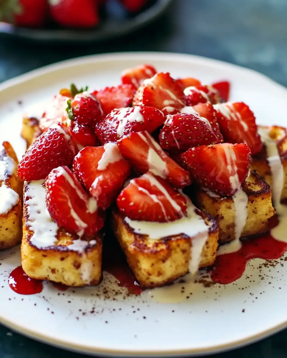 Keto Strawberry Shortcake French Toast Sticks: Irresistibly Indulgent