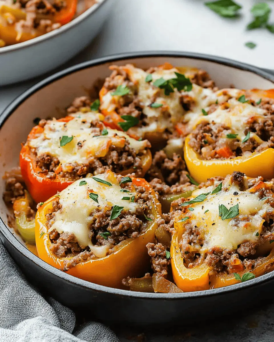 Keto Stuffed Pepper Skillet: The Best Comfort Food Made Easy 7