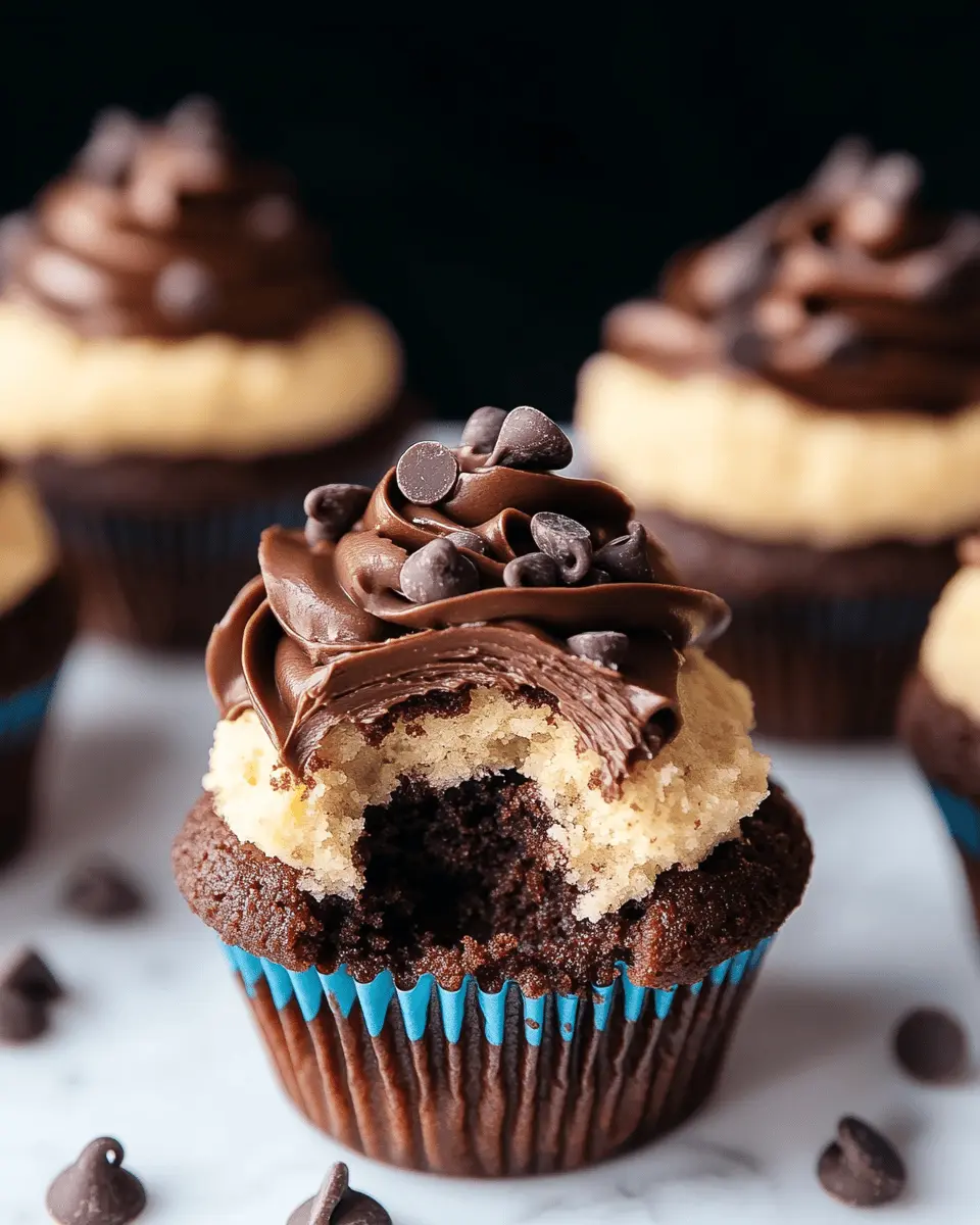 Keto Chocolate Cookie Dough Cupcakes: Indulgent Guilt-Free Treats