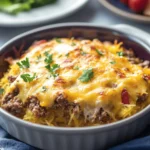 Cheeseburger Spaghetti Squash Casserole First Image First Image