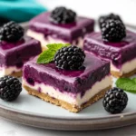 Keto Blackberry Cheesecake Bars First Image First Image