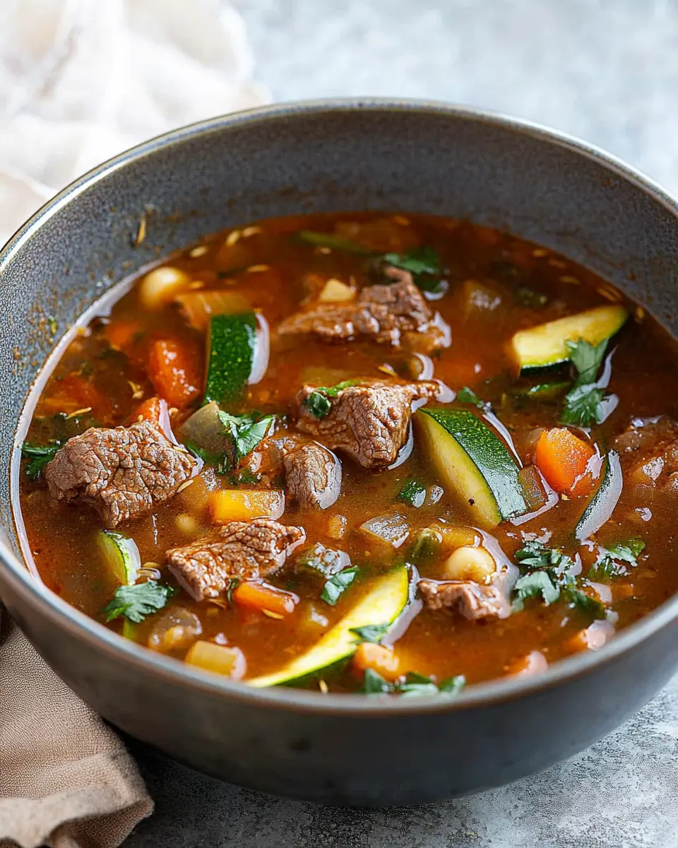 Beefy Keto Minestrone: The Best Comfort Food Makeover