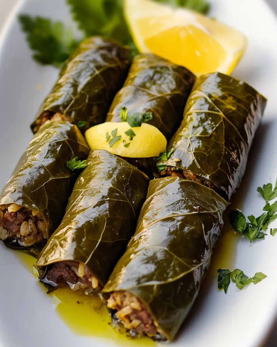 Grape Leaves Stuffed with Meat and Rice: Irresistibly Delicious!