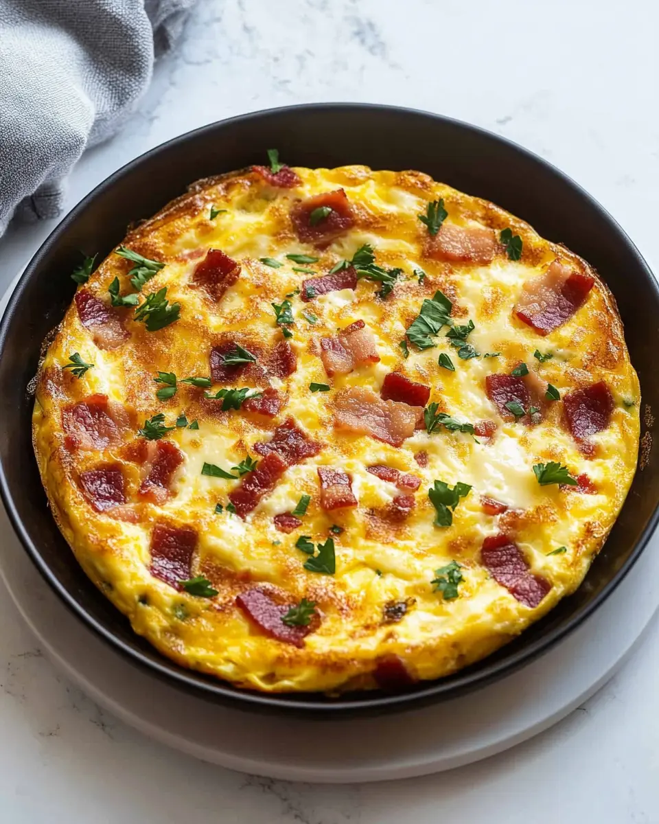 Keto Frittata with Brie and Bacon: Indulgent Breakfast Bliss 7