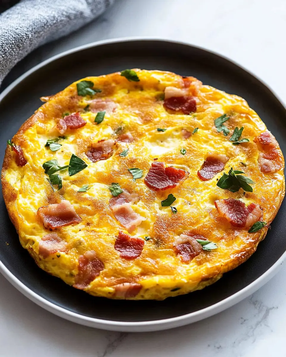 Keto Frittata with Brie and Bacon: Indulgent Breakfast Bliss 6