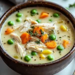 Creamy Keto Chicken Pot Pie Soup You’ll Crave on Chilly Nights First Image First Image