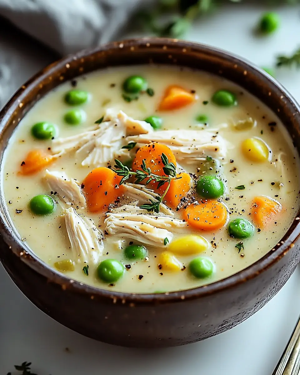 Creamy Keto Chicken Pot Pie Soup You’ll Crave This Winter