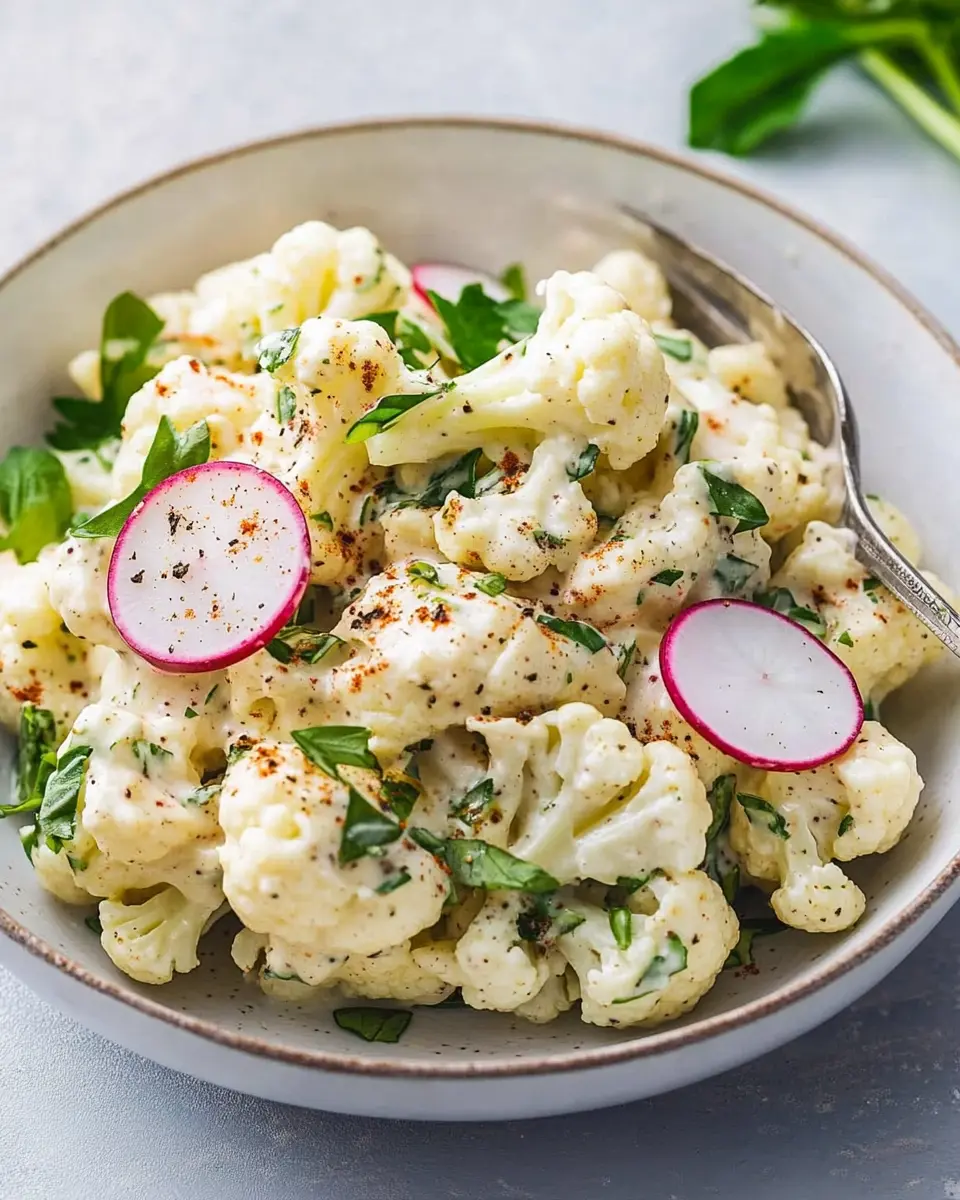 Keto Cauliflower Salad That’s Irresistibly Flavor-Packed