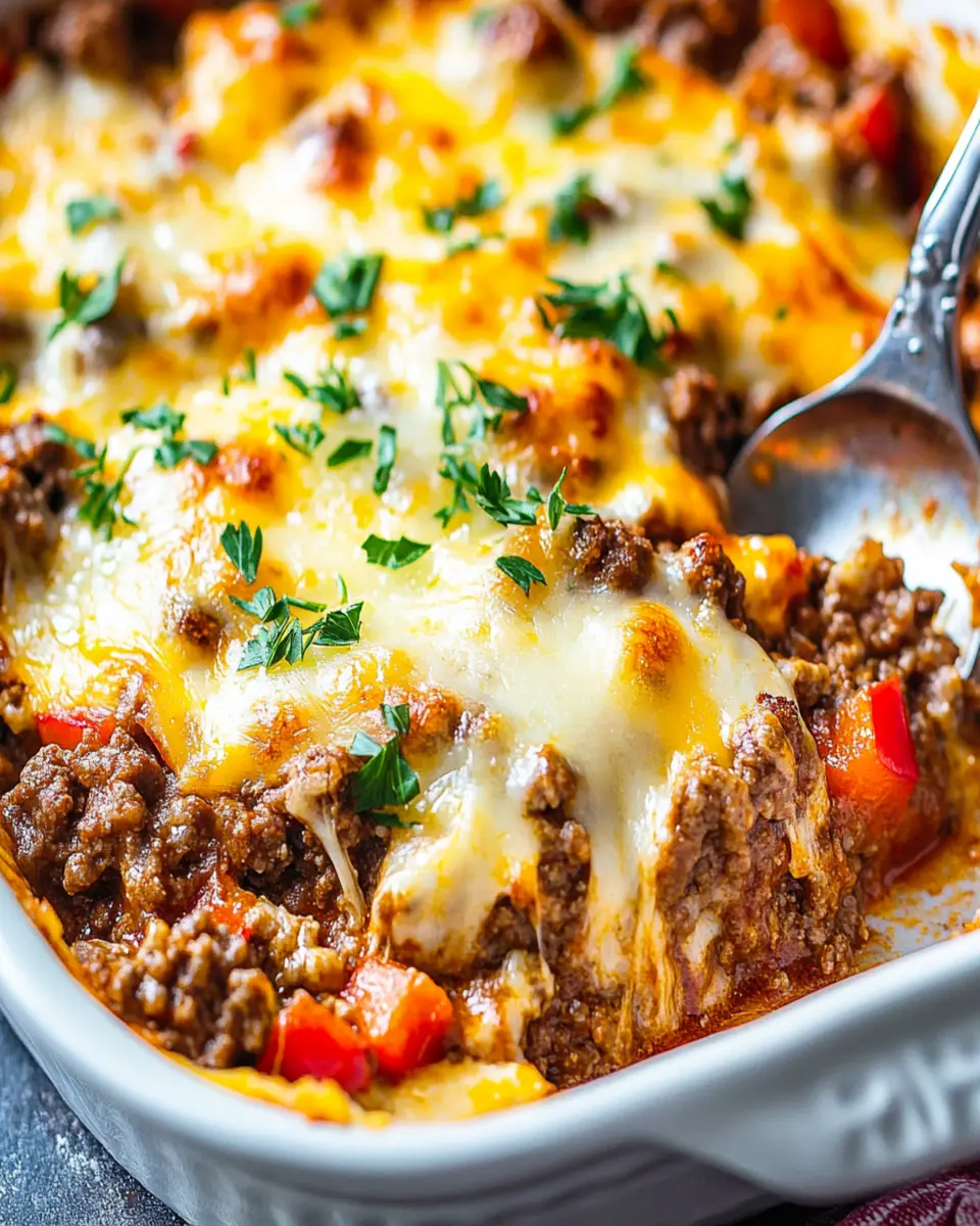 Keto Ground Beef Casserole: The Ultimate Comfort Dish!