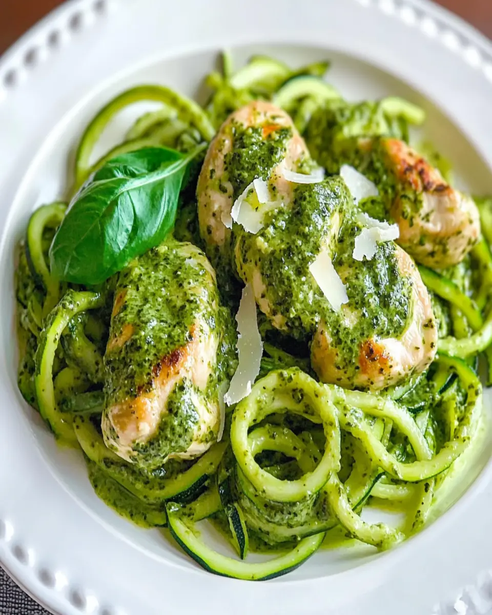 Keto Creamy Pesto Chicken: Irresistibly Delicious With Zoodles