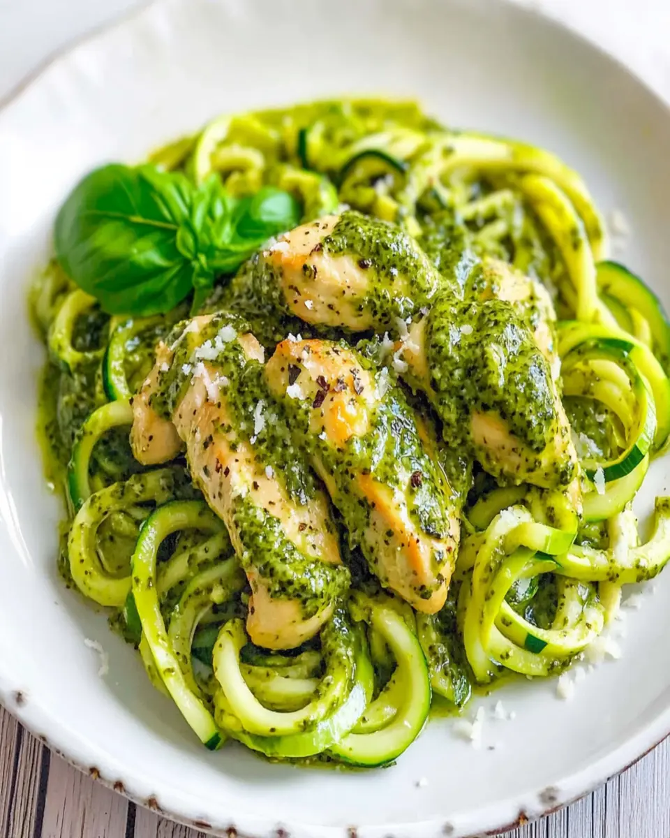 Keto Creamy Pesto Chicken: Irresistibly Delicious With Zoodles 7