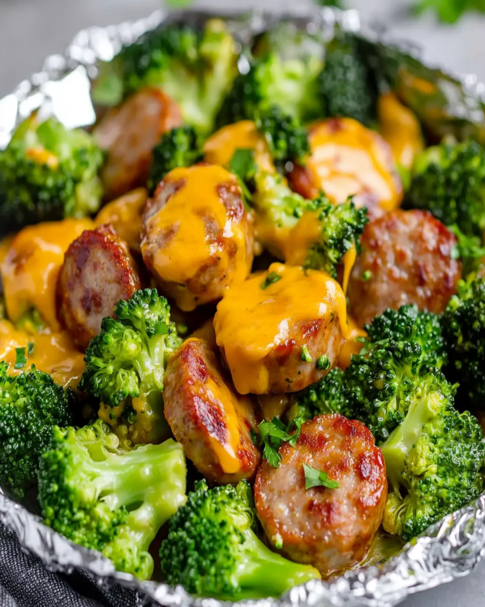 Sausage Broccoli Cheddar Foil Pack: Easy Weeknight Delight 7 uhzvg46nmsnqrsy18zsv