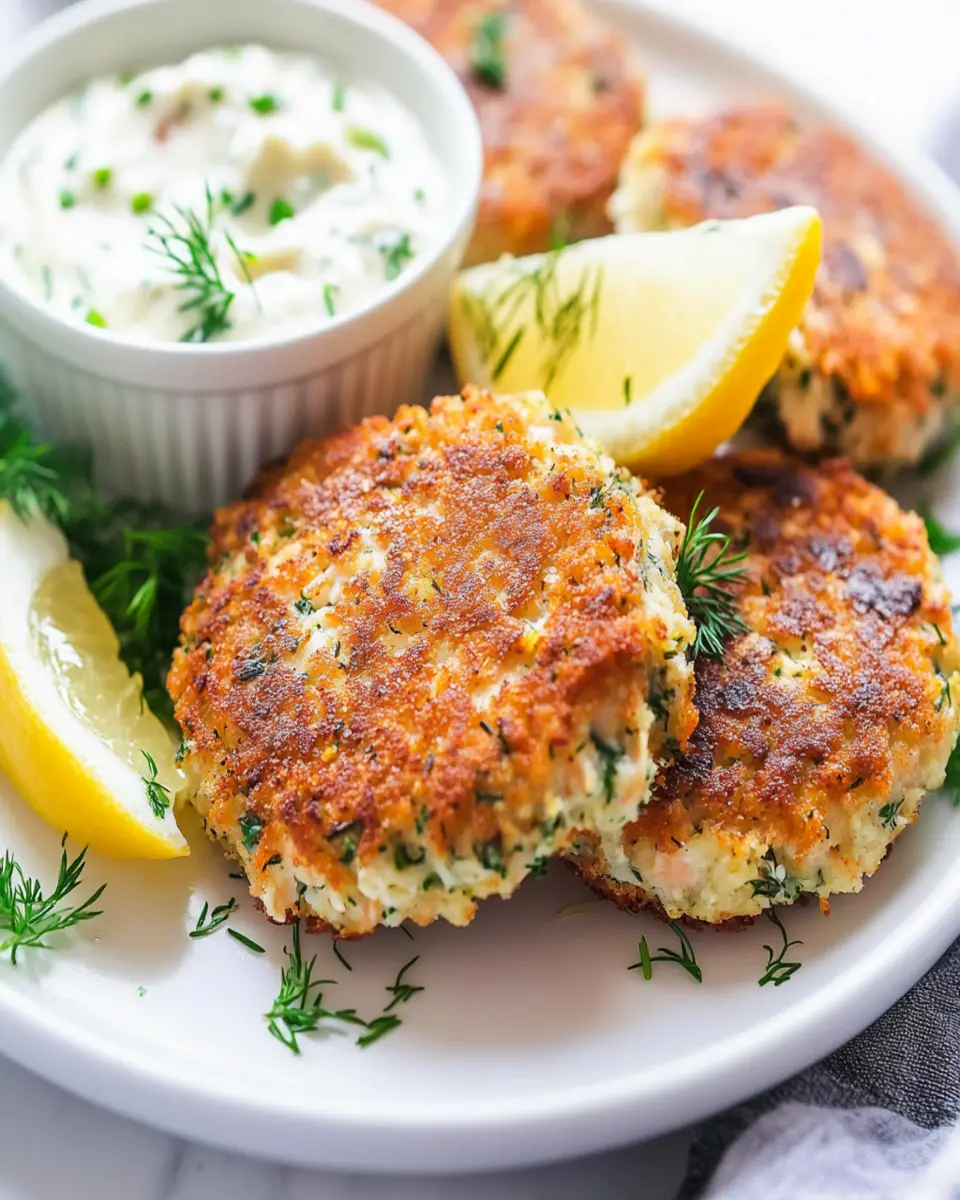 Easy Keto Salmon Patties That Shine with Lemon Garlic Aioli