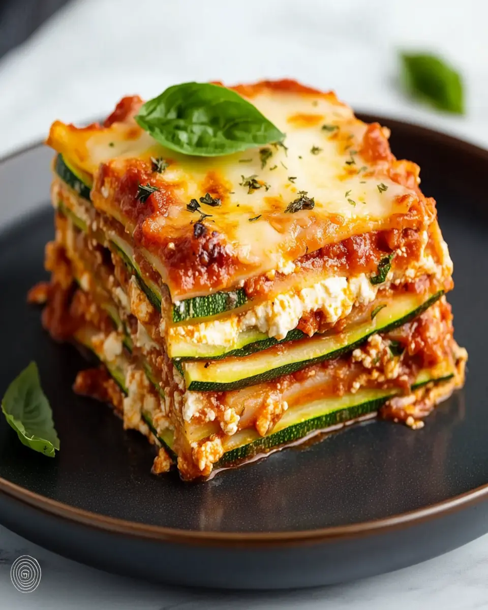 Healthy Keto Lasagna: Irresistibly Zesty Zucchini Noodles!