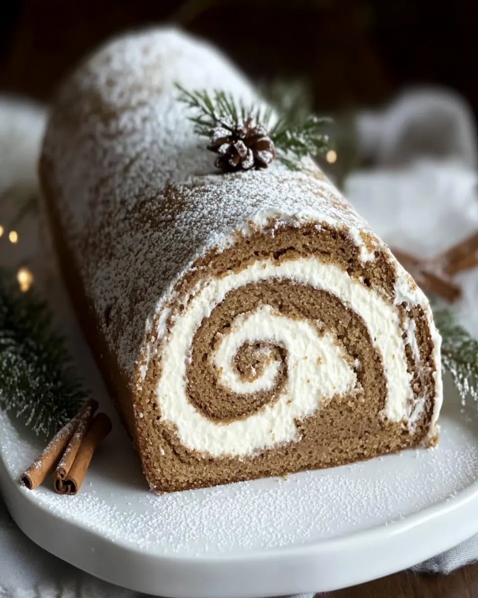 Low Carb Gingerbread Cake Roll: The Best Festive Delight