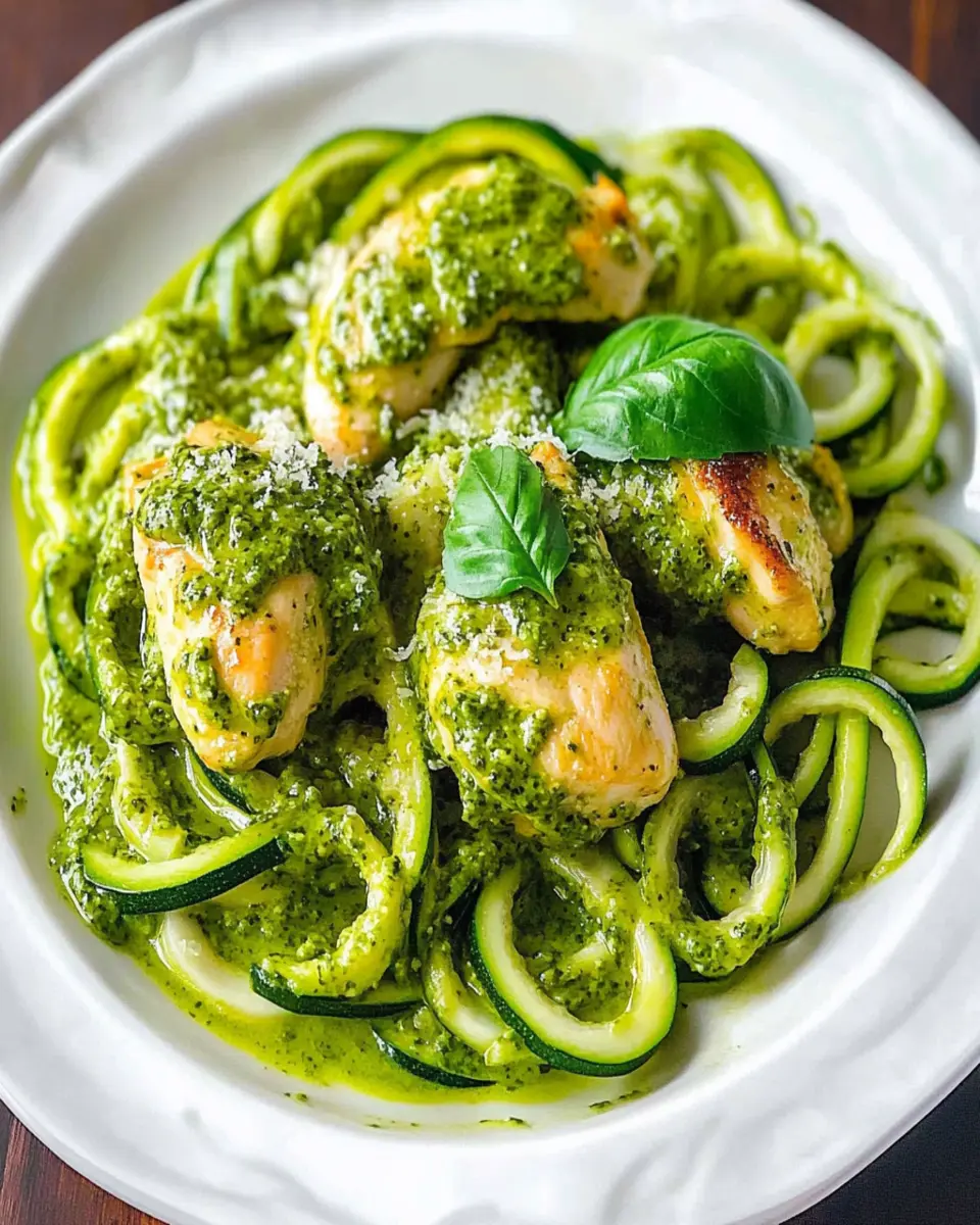 Keto Creamy Pesto Chicken: Irresistibly Delicious With Zoodles 5