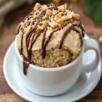 Sugar-Free Low Carb Keto Peanut Butter Mug Cake First Image First Image