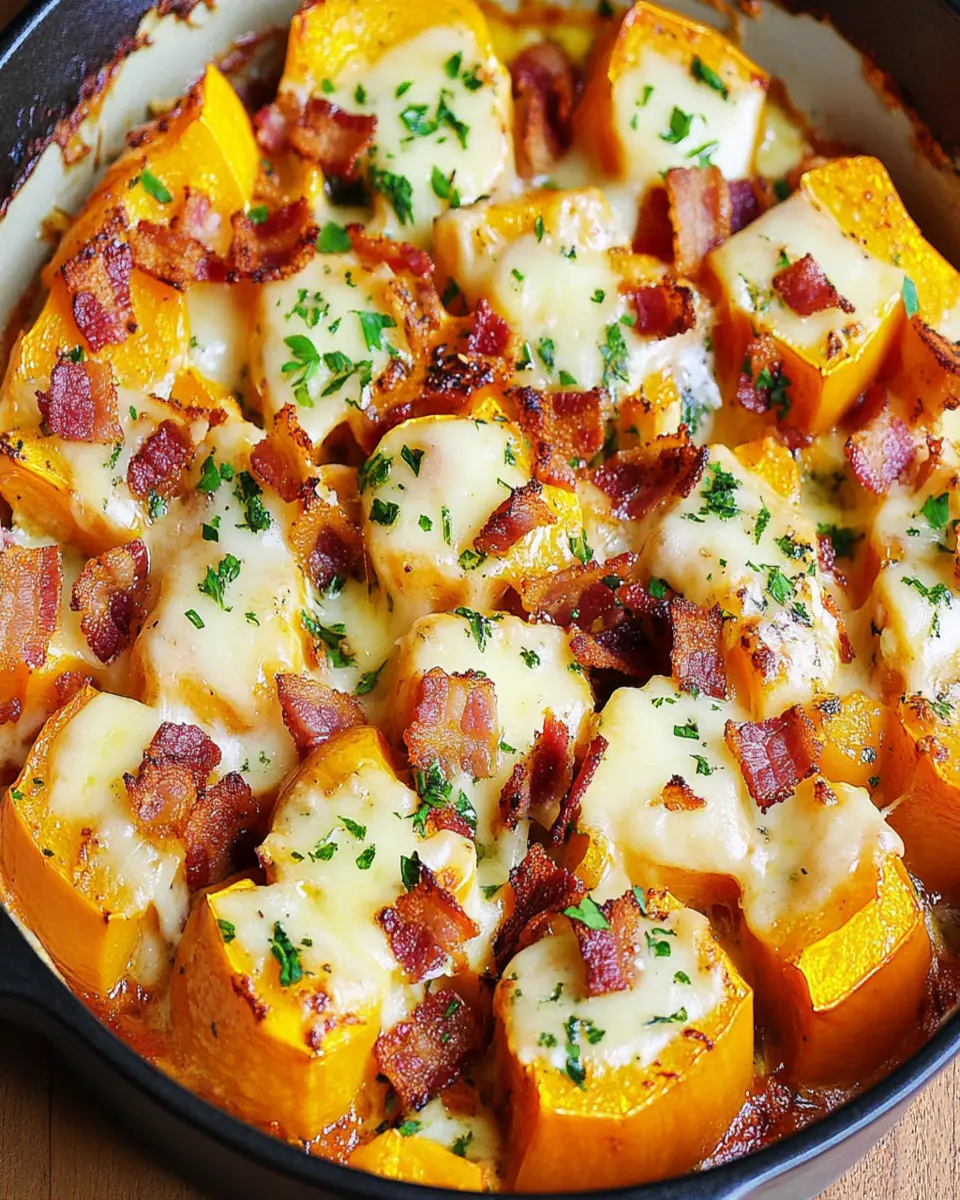 Cheesy Bacon Butternut Squash That's Irresistibly Comforting 6 jipapboqy2lzscqcc431