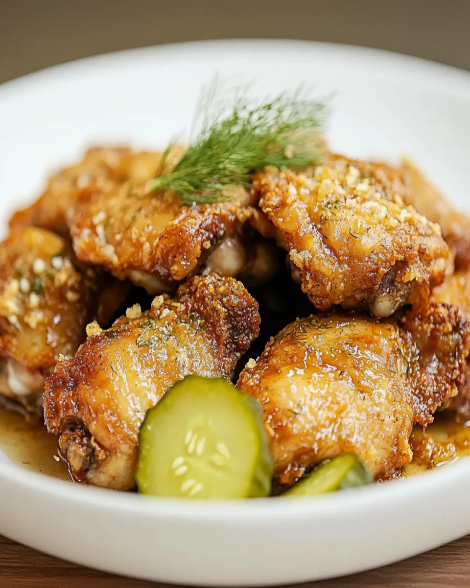 Keto Crispy Pickle-Brined Chicken Thighs Made Irresistibly Juicy