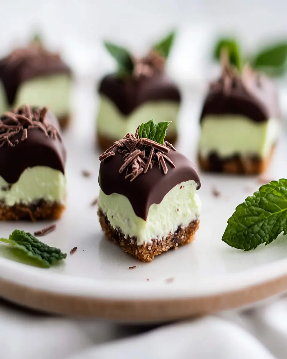Keto Grasshopper Cheesecake Bites: Indulgent & Guilt-Free Treats