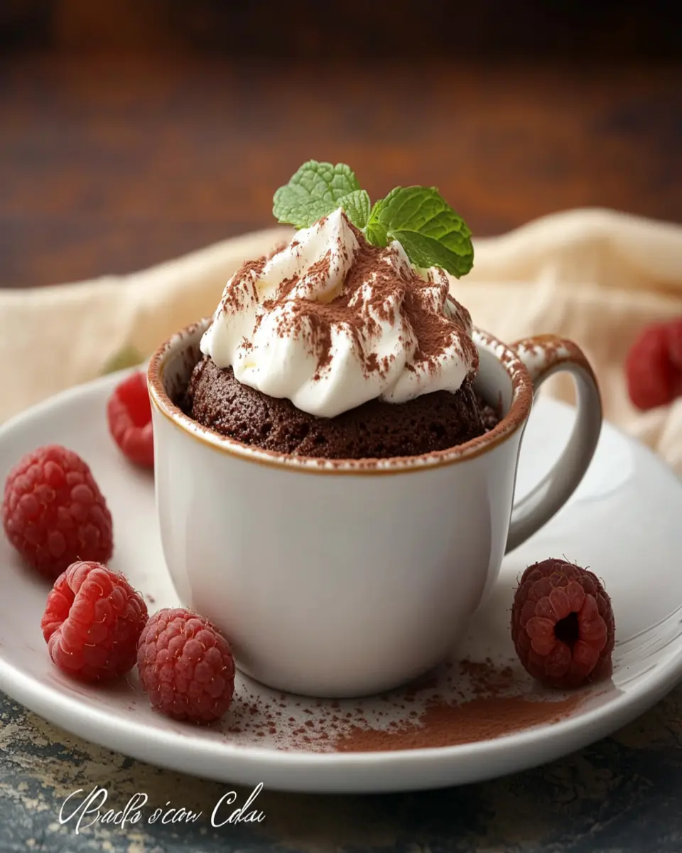 1 Minute Sugar-Free Chocolate Mug Cake That Satisfies Cravings