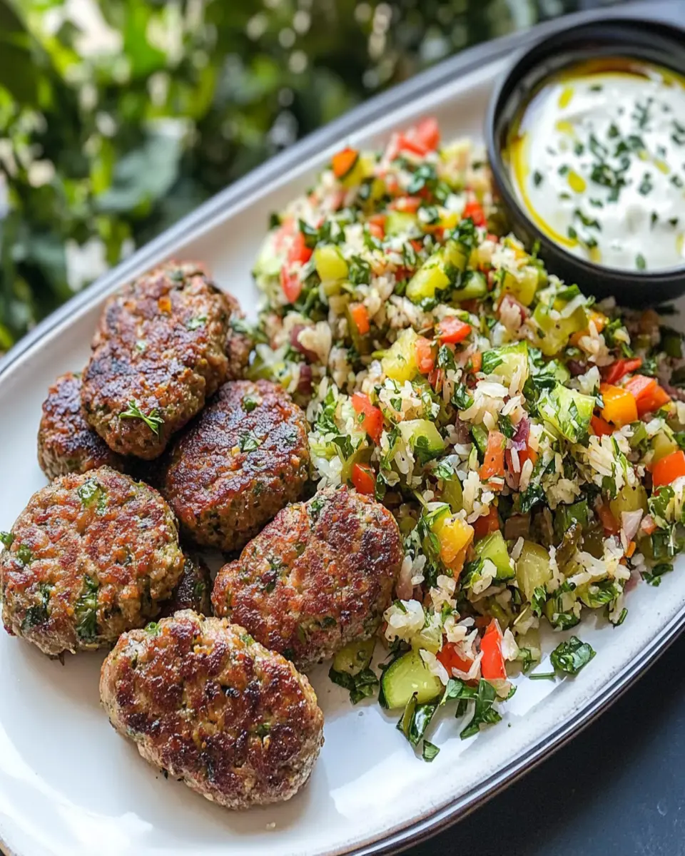 Kefta with Veggie Pilaf: The Juicy Comfort Dinner You’ll Love