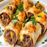 Keto Cheesy Beef Roll Ups First Image First Image