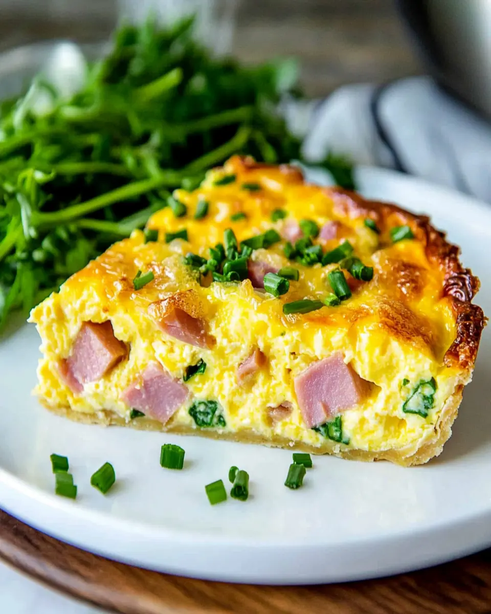 Low Carb Ham and Cheese Crustless Quiche That’s a Total Win!