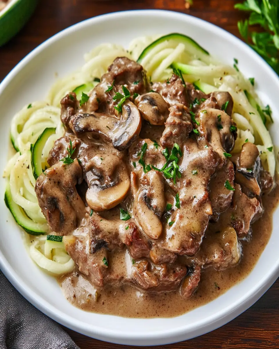 Keto Beef Stroganoff: Indulgent Comfort in Every Bite