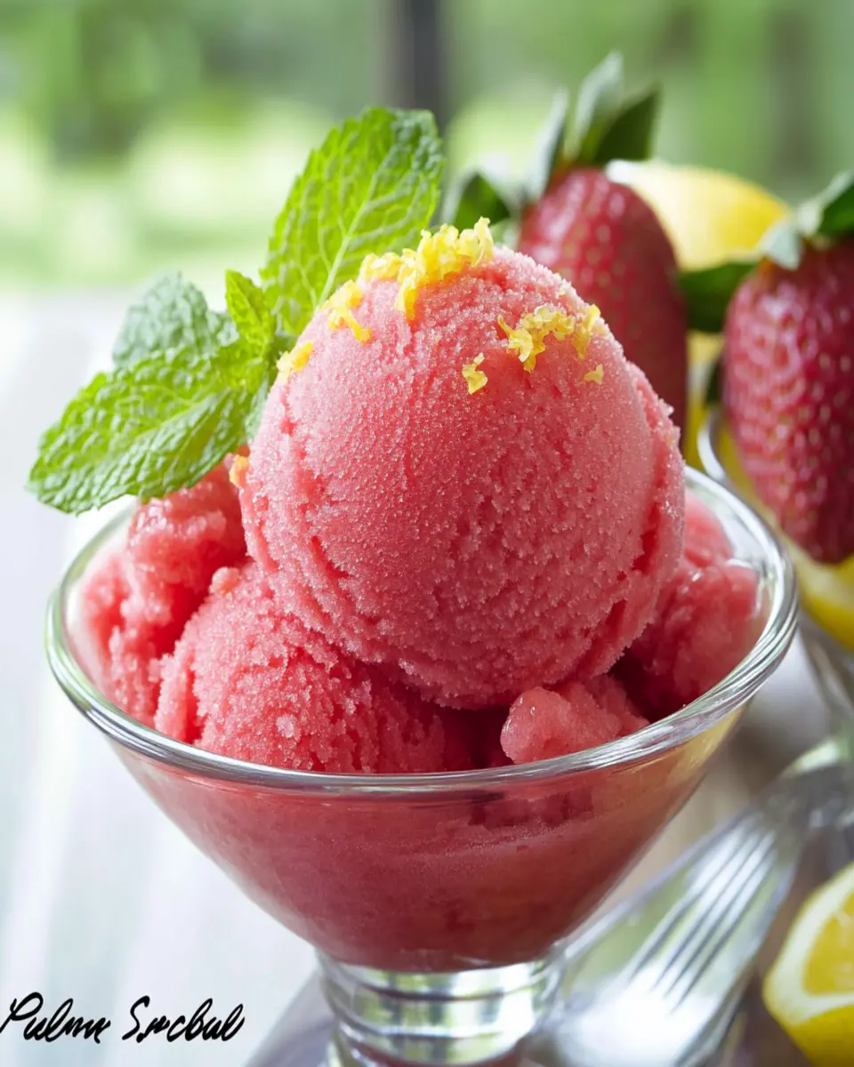 Strawberry Lemon Sorbet: The Best Refreshing Summer Treat 5 kjdq8saisa4wslfvsf9q