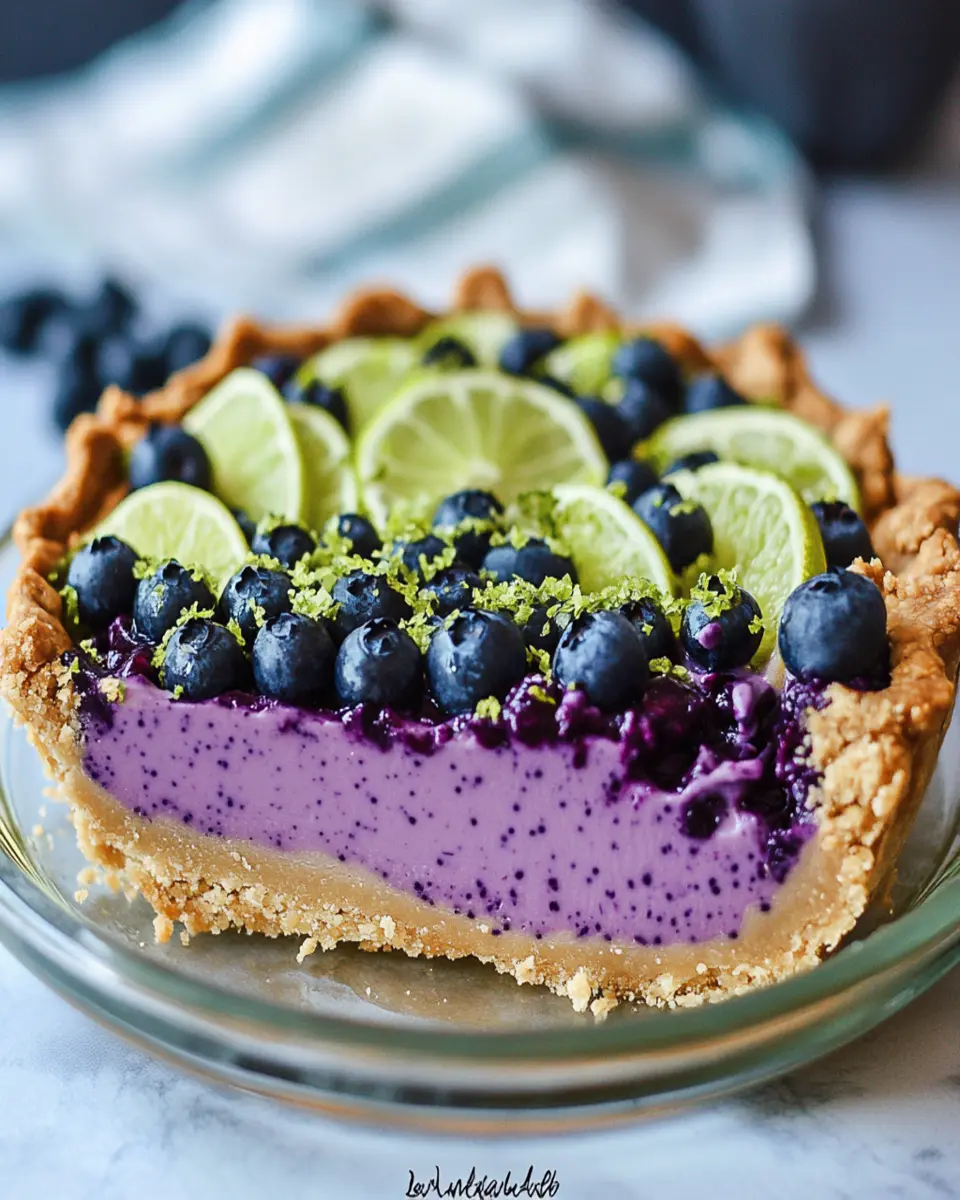 Low Carb Blueberry Lime Pie: The Best Guilt-Free Dessert! 7