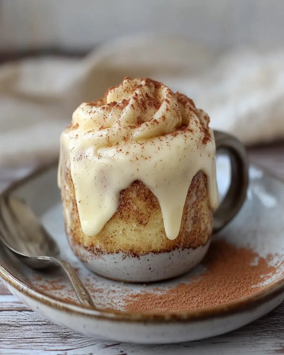 Cinnamon Roll Mug Cake: Irresistibly Soft & Easy to Make!
