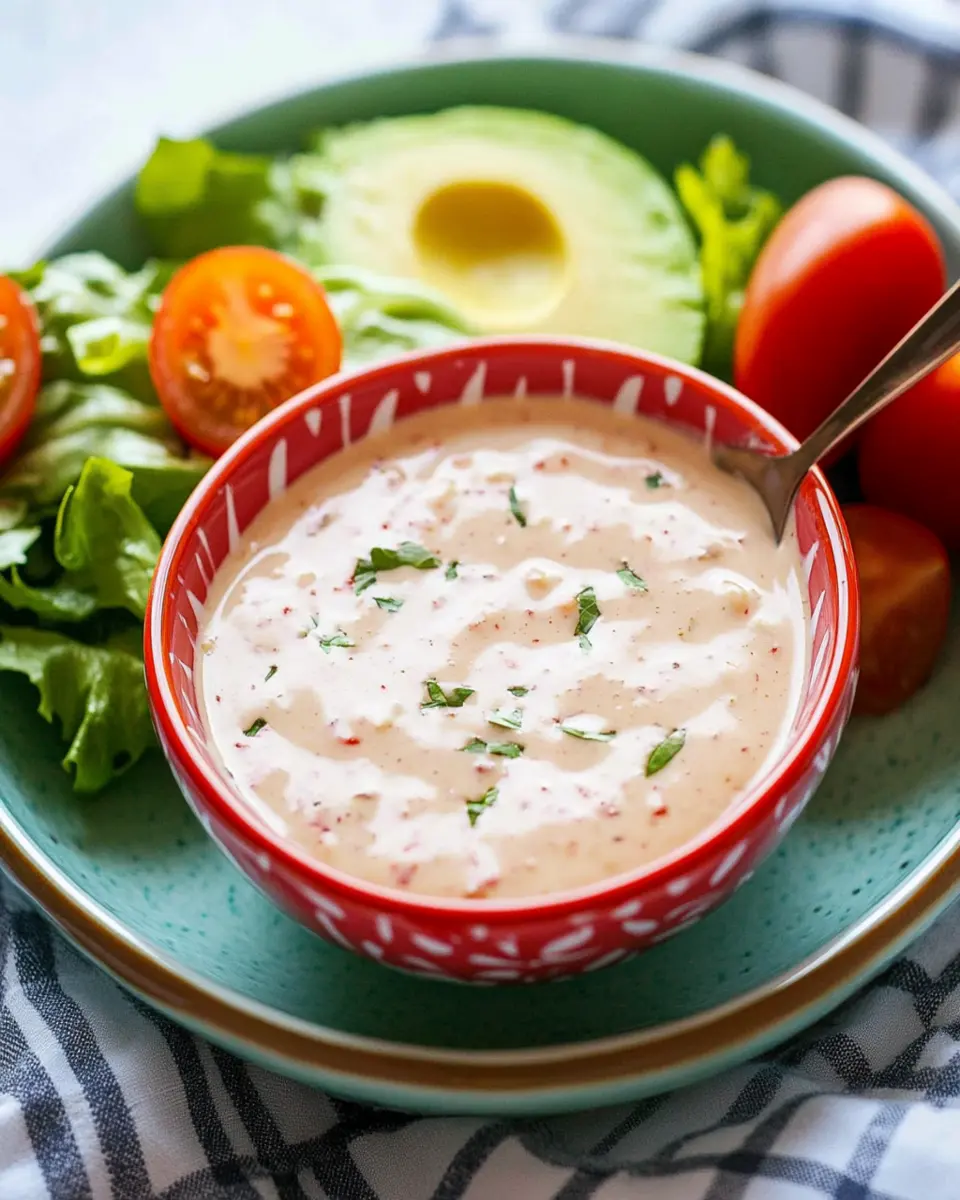 Keto Thousand Island Dressing: Creamy, Guilt-Free Indulgence