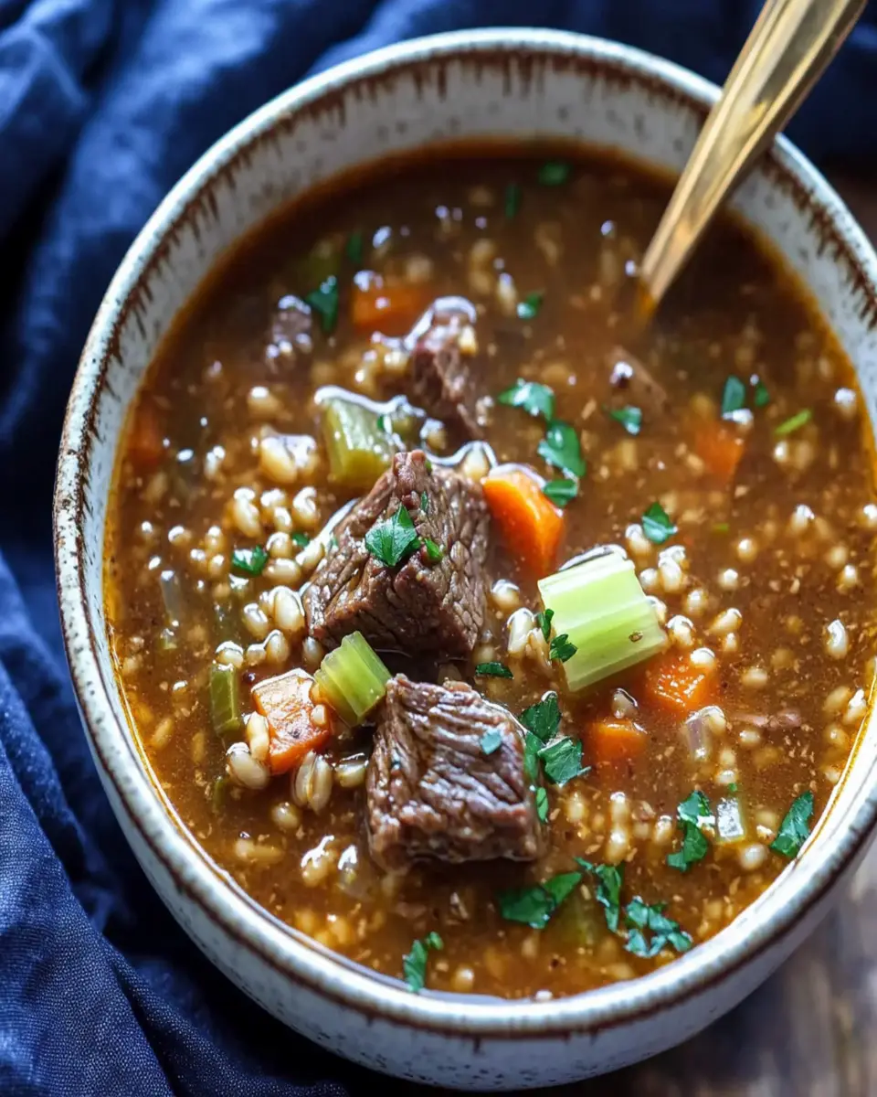 Keto Beef Barley Soup: Easy Comfort for Cozy Nights 7