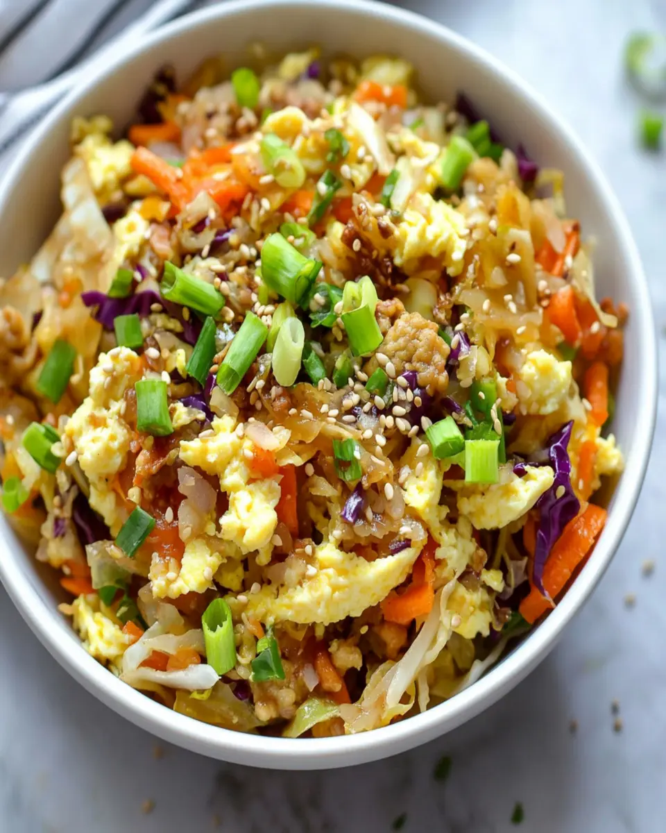 Low-Carb Easy Egg Roll: Your New Favorite Healthy Meal! 5